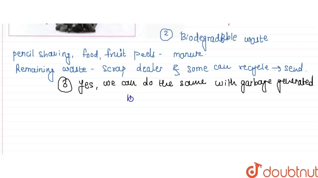 [Marathi Solution] Observe the garbage collected in the dustbin of you