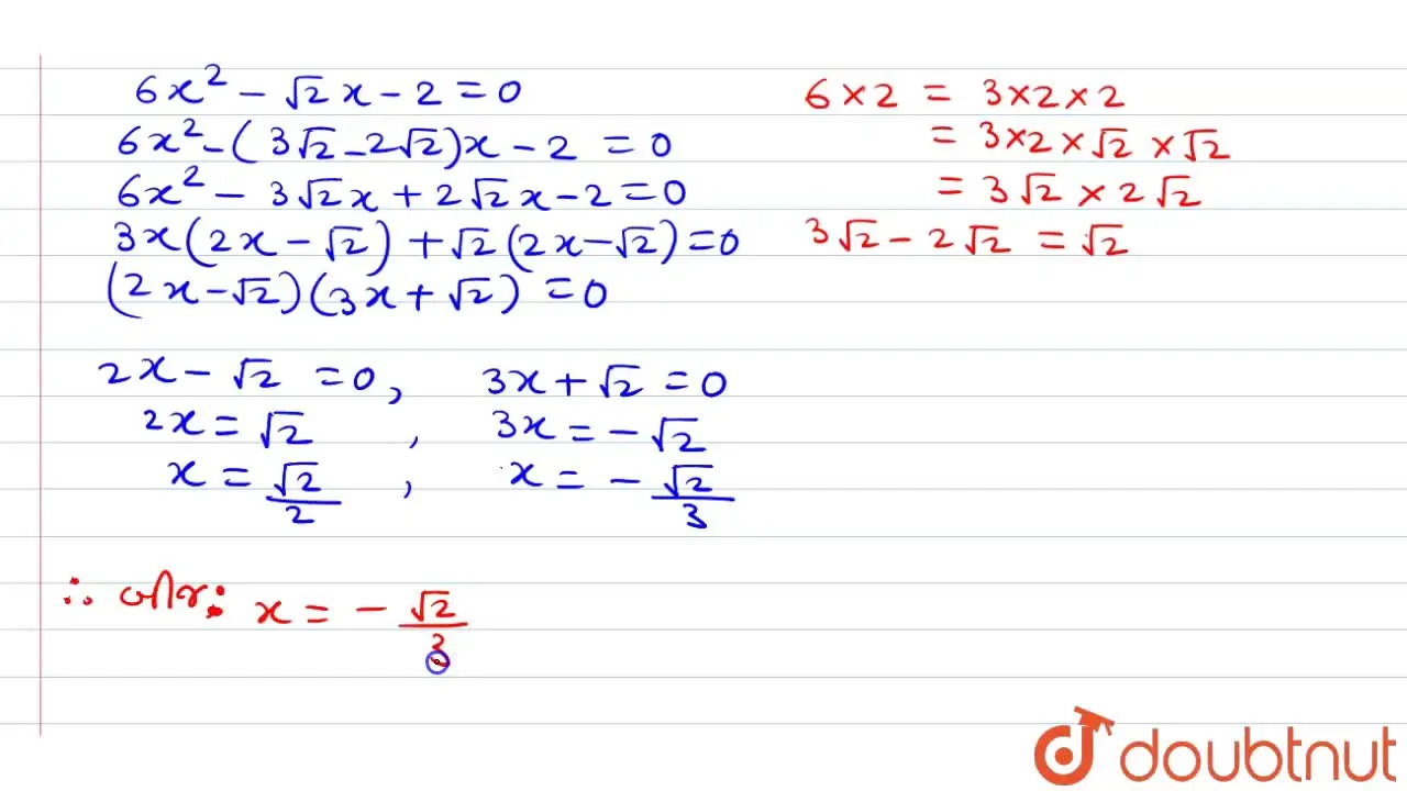 6x-2-sqrt2x-2-0