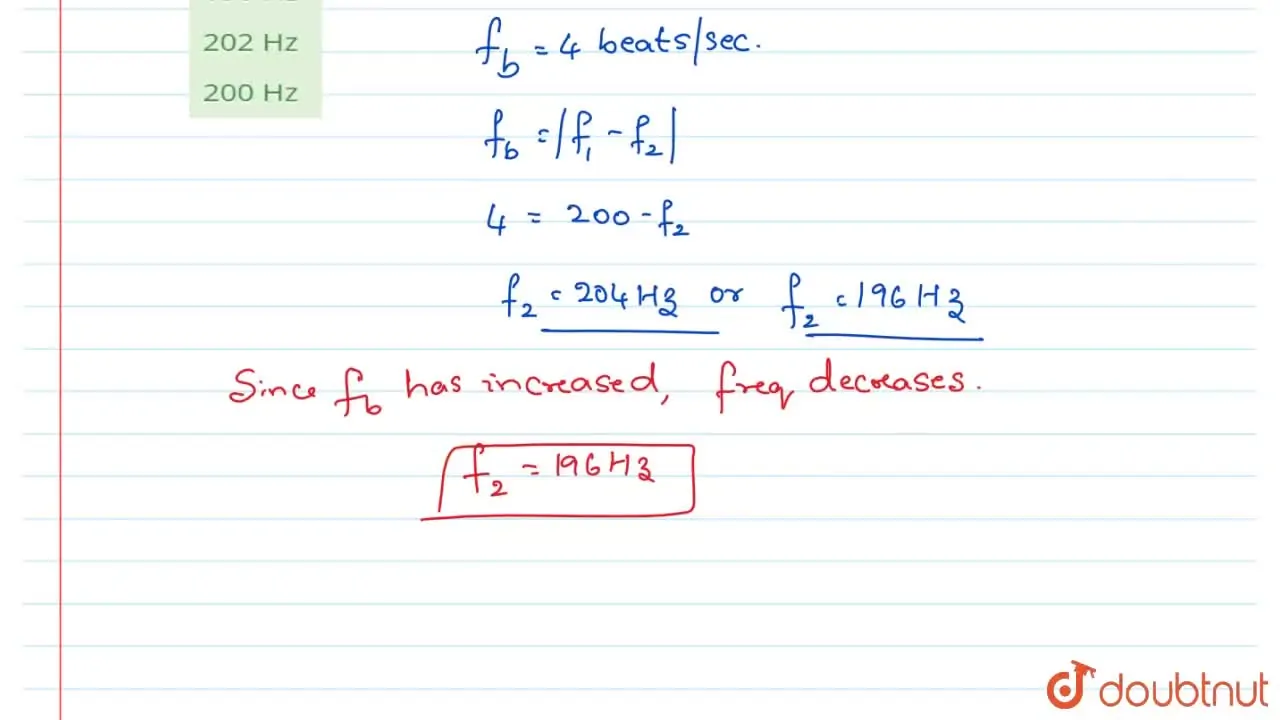 [Kannada] When two tuning forks (fork 1 and fork 2 ) are sounded simul