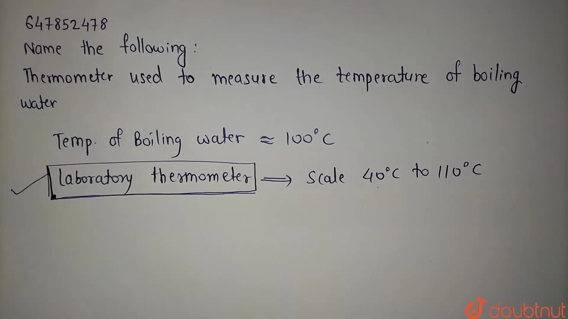 [Marathi] Name the following Thermometer used to measure the tempe
