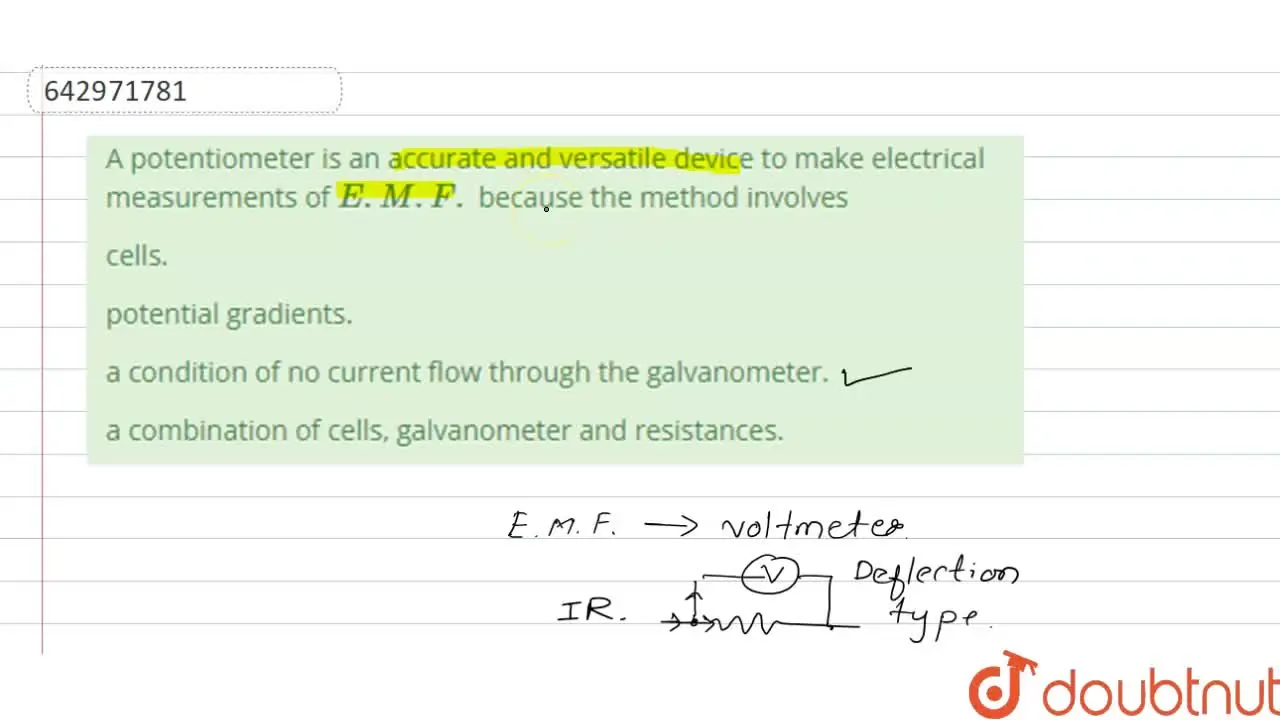 [Marathi] A potentiometer is an accurate and versatile device to make