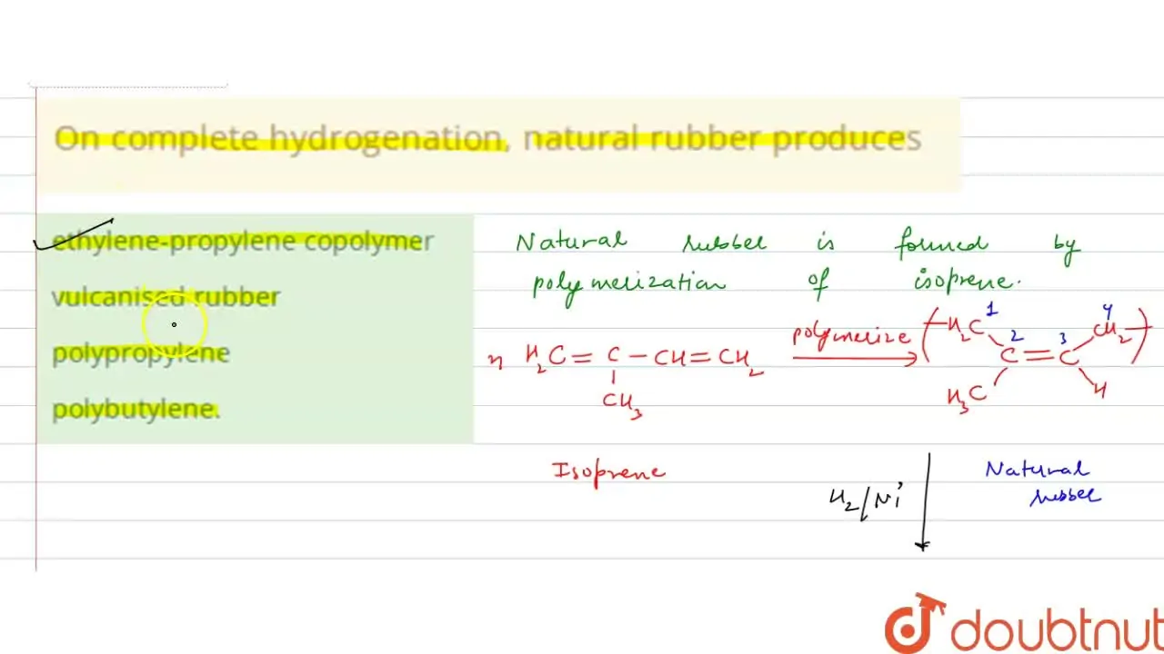 [Punjabi] On complete hydrogenation, natural rubber produces