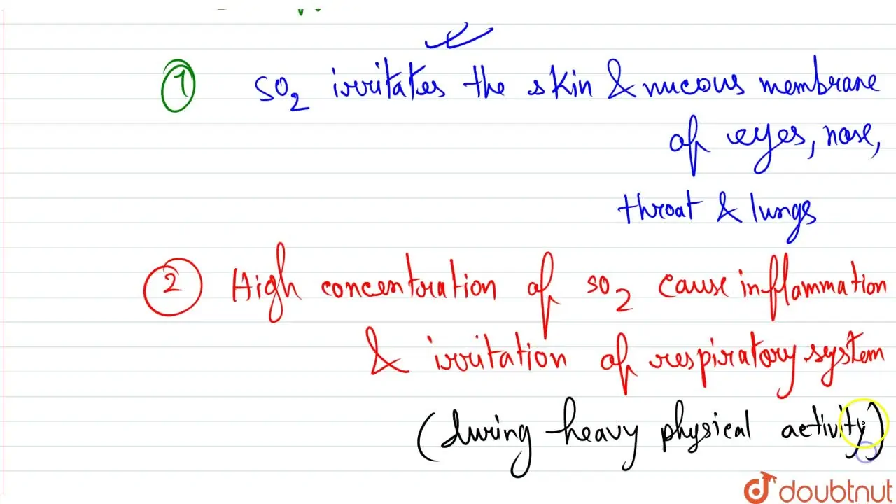 [Assamese] How does sulphur dioxide affect human beings?