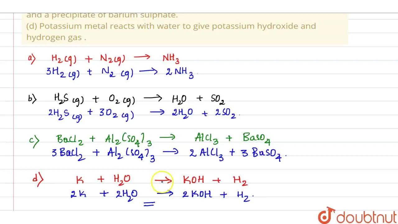 [Kannada] Barium chloride reacts with aluminium sulphate to give alumi