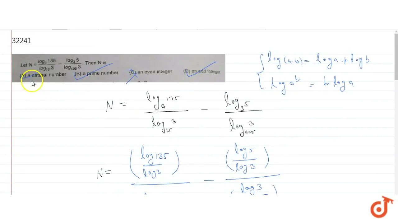 let-n-log-3-135-log-15-3-log-3-5-log-405-3