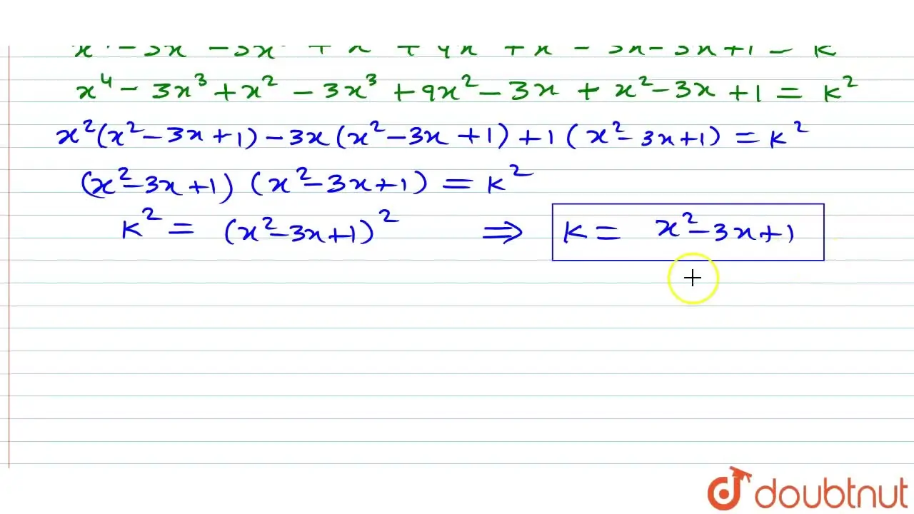 यदि Xx 1x 2x 3 1 K2 है तो निम्नलिखित में से कौन सा एक 1671