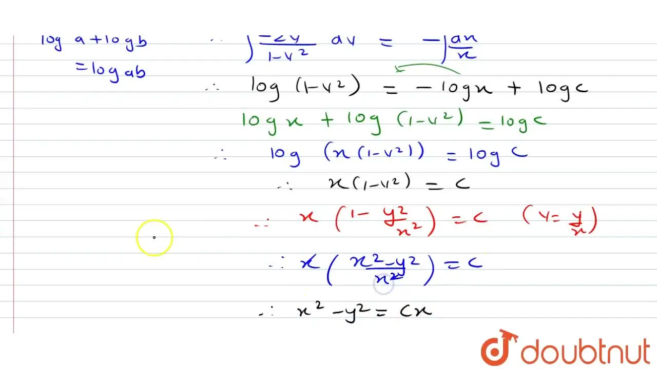 gujrati-solve-x-2-y-2-dx-2xydy-0