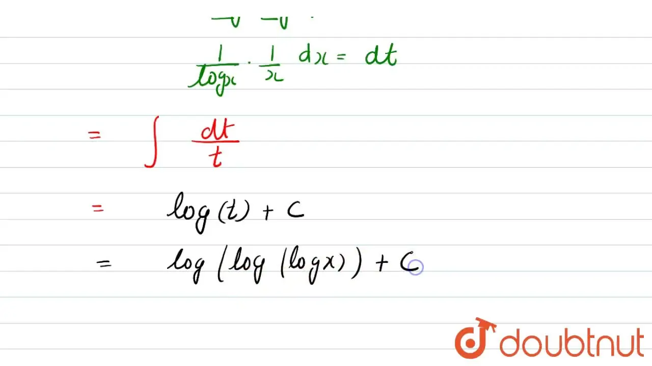 [Punjabi] Evaluate int 1/(xlogx log(logx)) dx