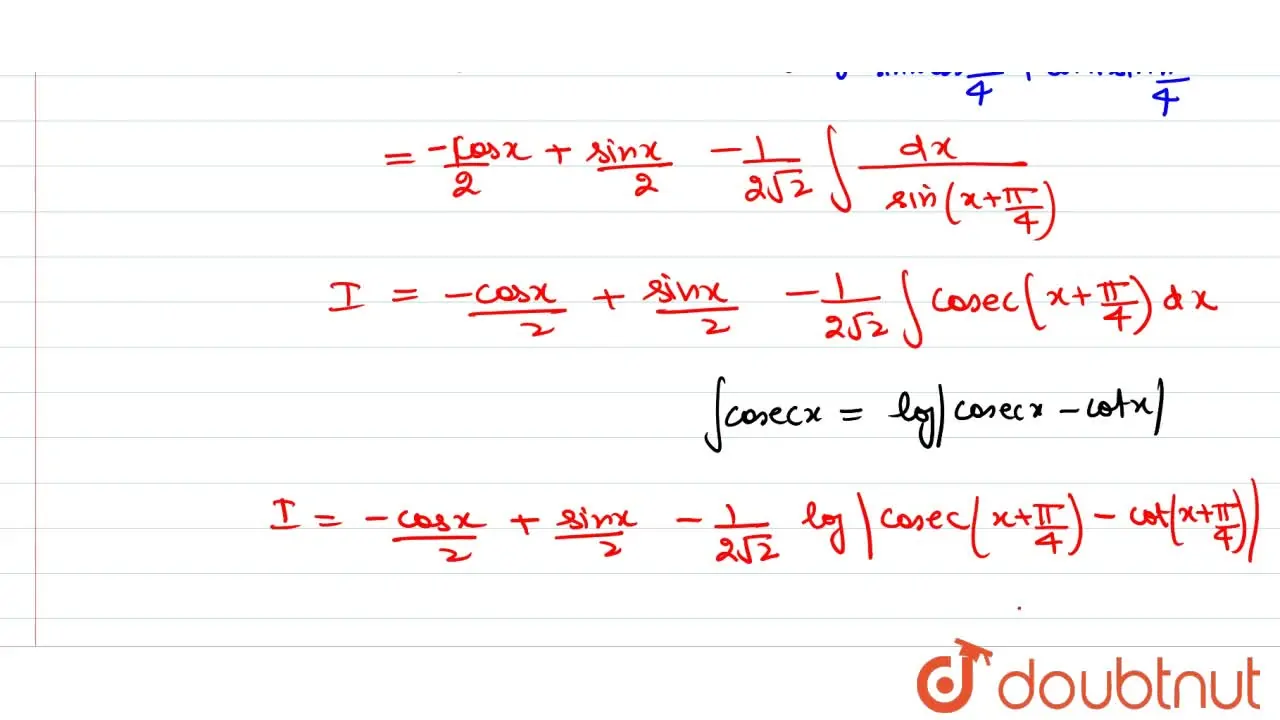 [Punjabi] int 1/(secx+cosecx) dx