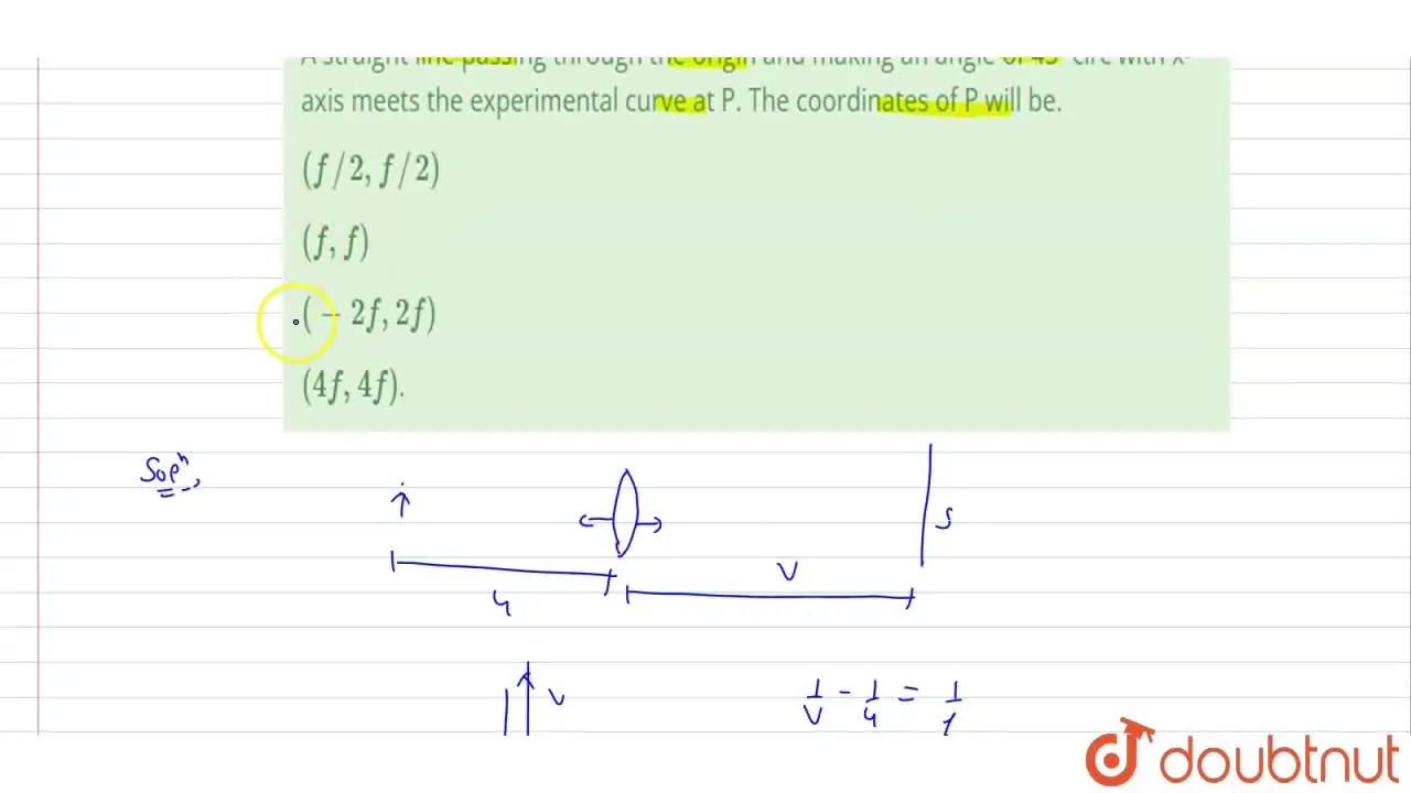[Punjabi] In an optics experiment, with the position of the object fix