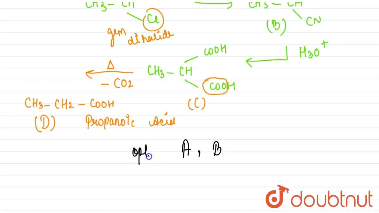 it is succinic anhydride if (A) is gem dihalide