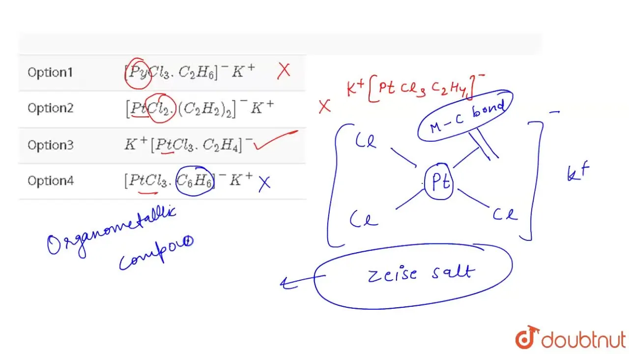 The correct formula of Zeise s salt is