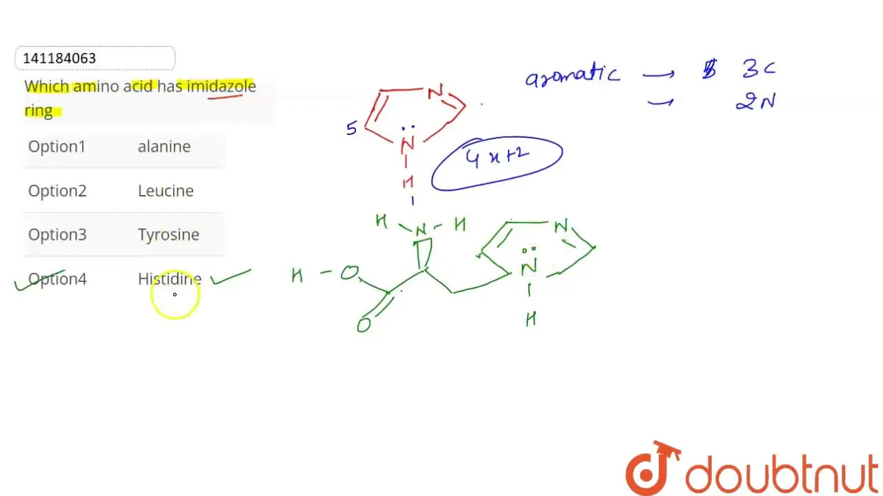 SOLVED: Texts: QUESTION 3 [25 total marks] (a) Draw the orbital  representation of imidazole. Briefly explain why imidazole is aromatic with  particular reference to the nitrogen atom(s). (5 marks) ? NH HN-