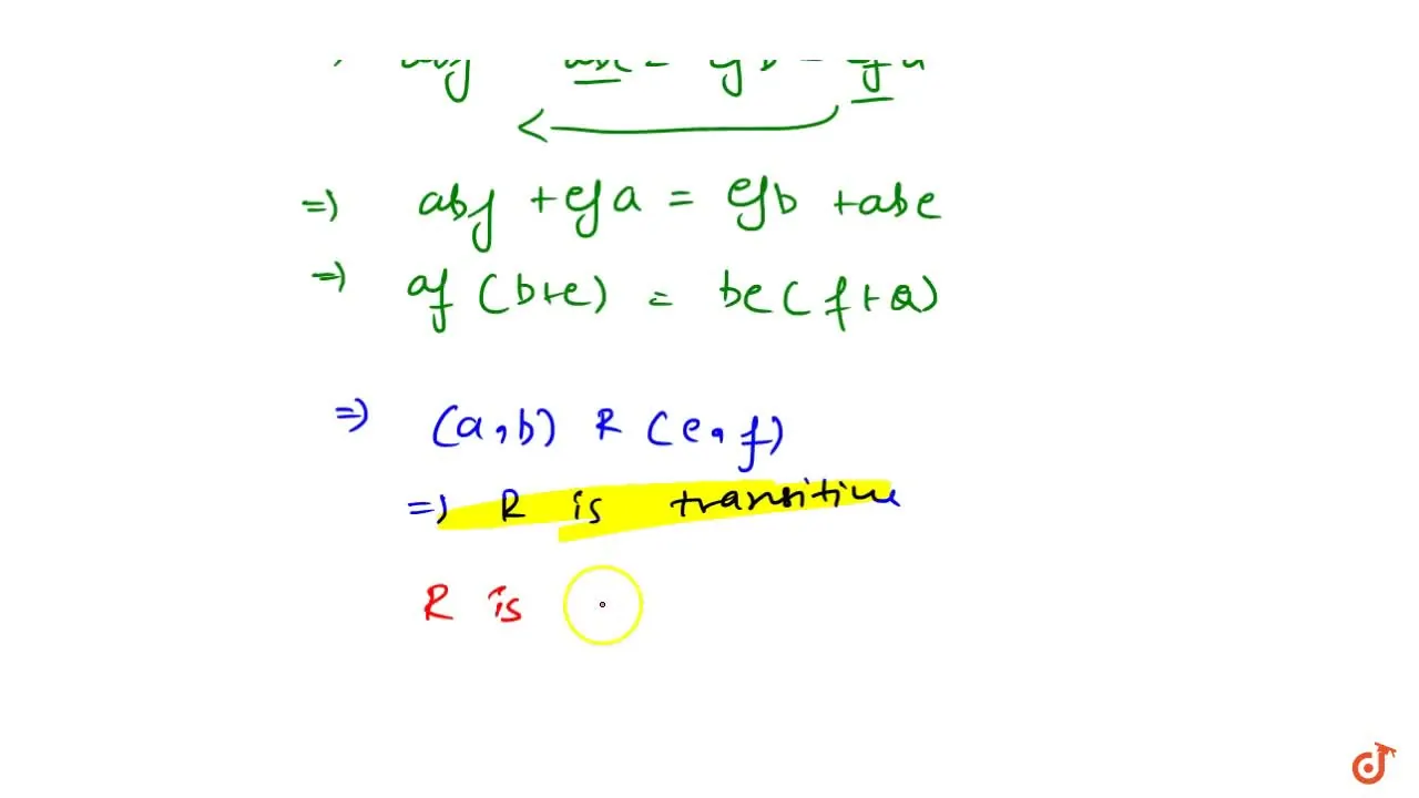 Let N Denote The Set Of All Natural Numbers And R Be The Relation On N