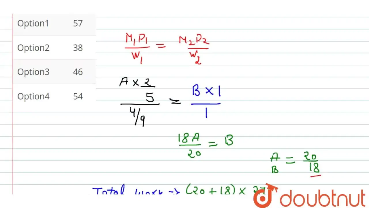 A Do (4)/(9)th As Much Work As B In (2)/(5)th Of Time. If They Togethe