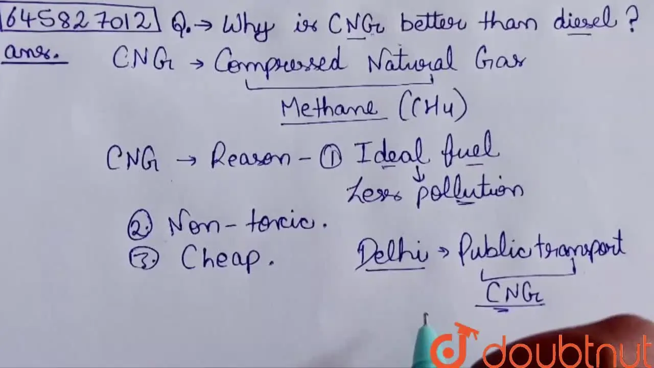 Why is CNG better than diesel?