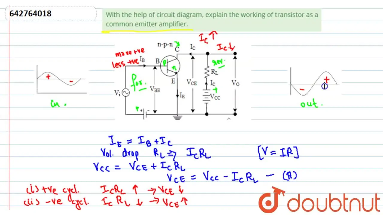 [Punjabi] With the help of circuit diagram, explain the working of tra