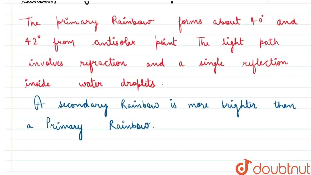 [Punjabi] What is rainbow? How is it formed? Distinguish between the p
