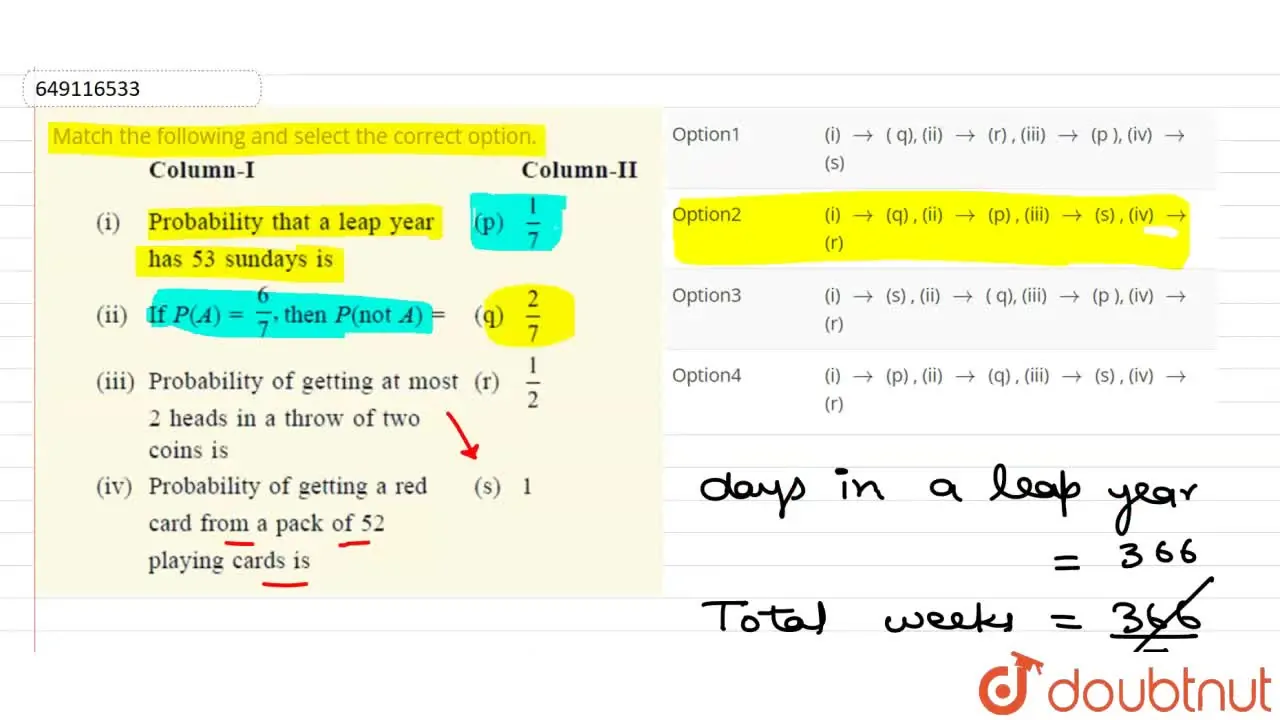 (i) to (s) , (ii) to ( q), (iii) to (p ), (iv) to (r)
