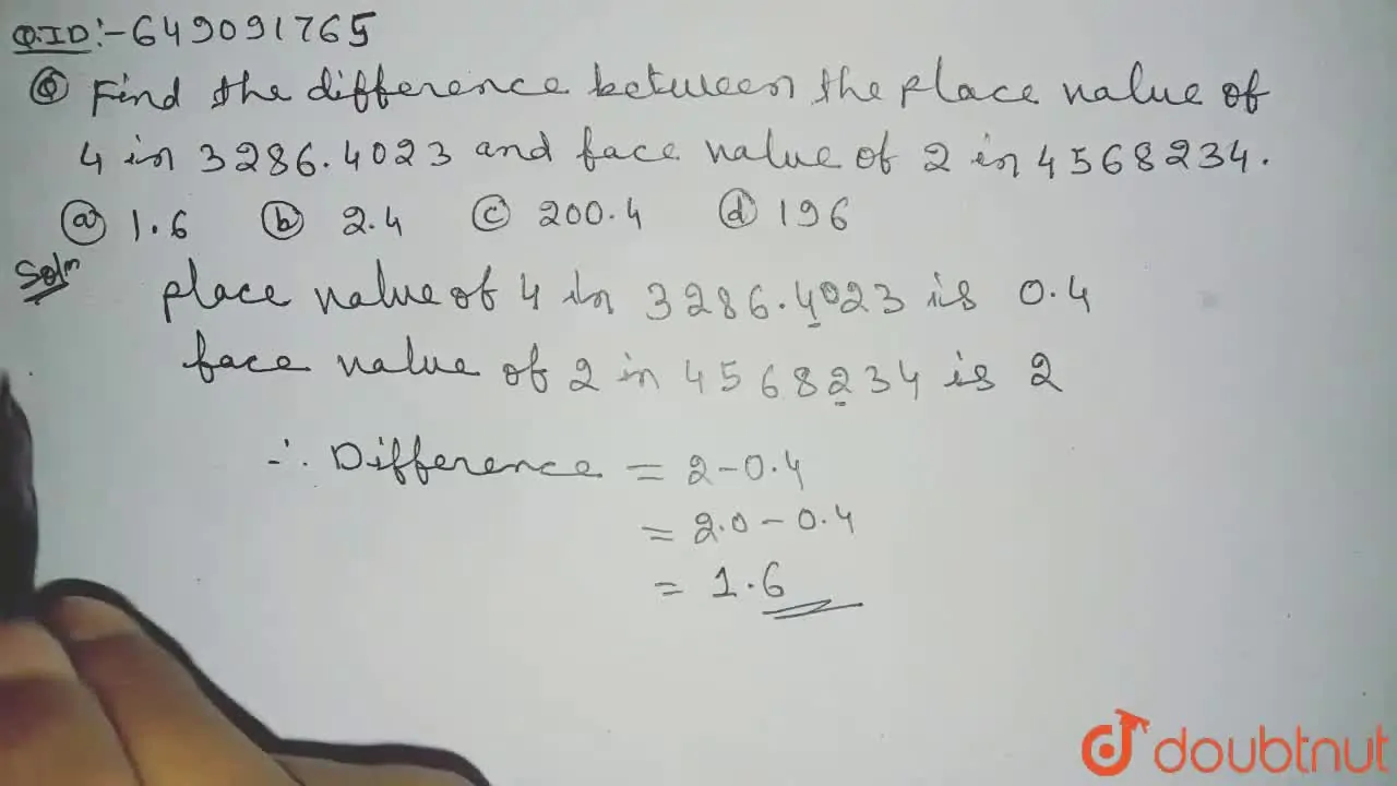 Find The Difference Between The Place Value Of 4 In 3286 4023 And Face find-the-difference-between-the-place-value-of-4-in-3286-4023-and-face