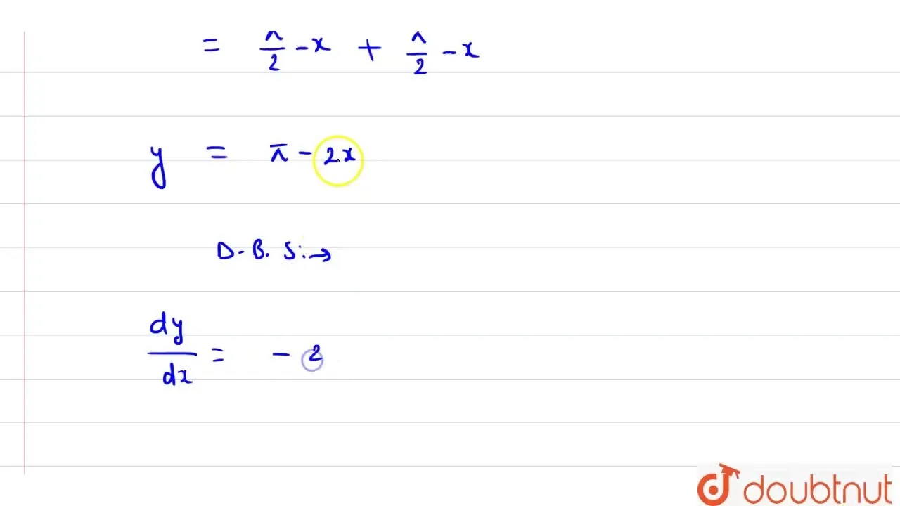 tan^(1)(cotx)+cot^(1)(tanx) then find dy/dx