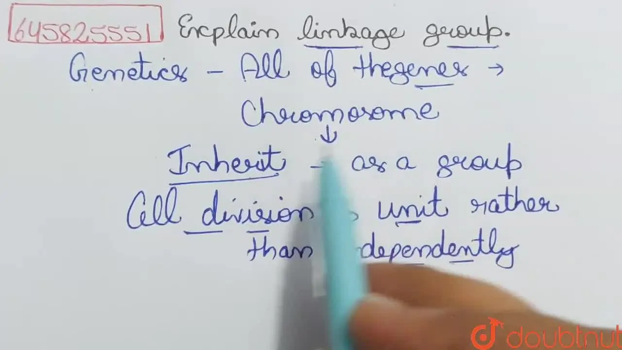 Explain linkage Group.