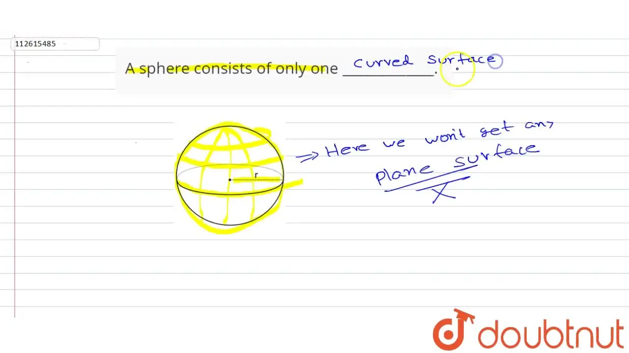 [Bengali] A sphere consists of only one