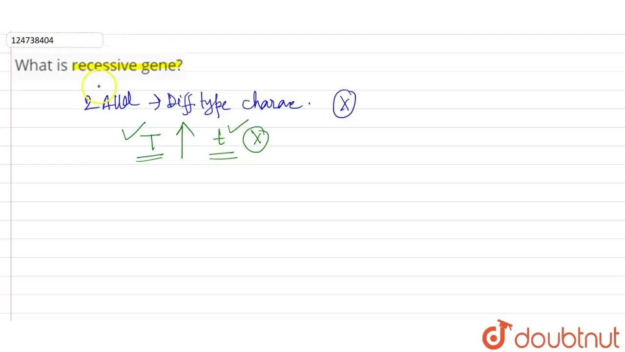 bengali-solution-what-is-recessive-gene