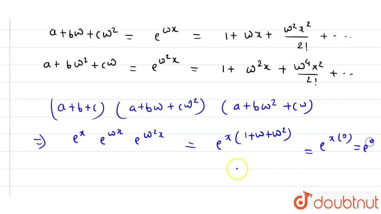 If a=sum(n=0)^(oo) (x^(3n))/((3n)!) , b=sum(n=1)^(oo) (x^(3n-2))/((3n-