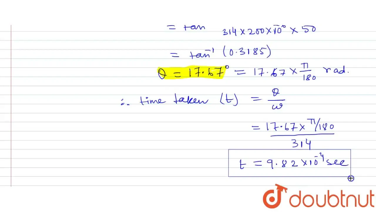 [Bengali] A 200muF capacitor is in series with a 50Omega resistor and
