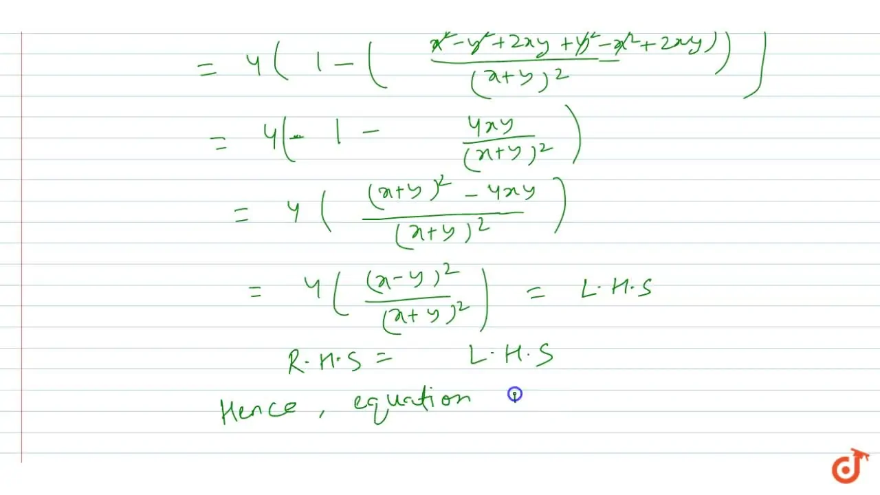If `z(x+y) = x^2 + y^2` show that `[(delz)/(delx) - (delz)/(dely