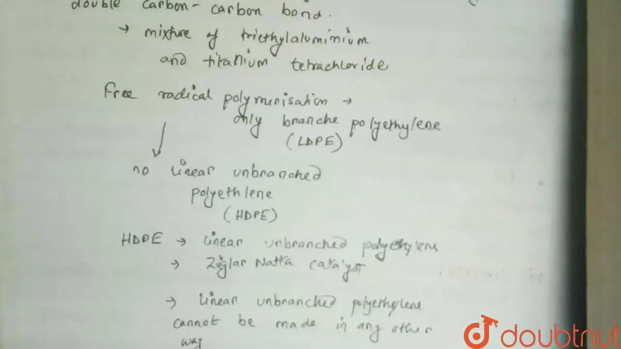 [Bengali] What is ZieglerNatta catalyst? Which among the two, LDPE an