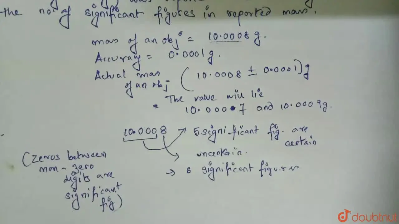 [Bengali] Mass of a body determined by an analytical balance (accuracy