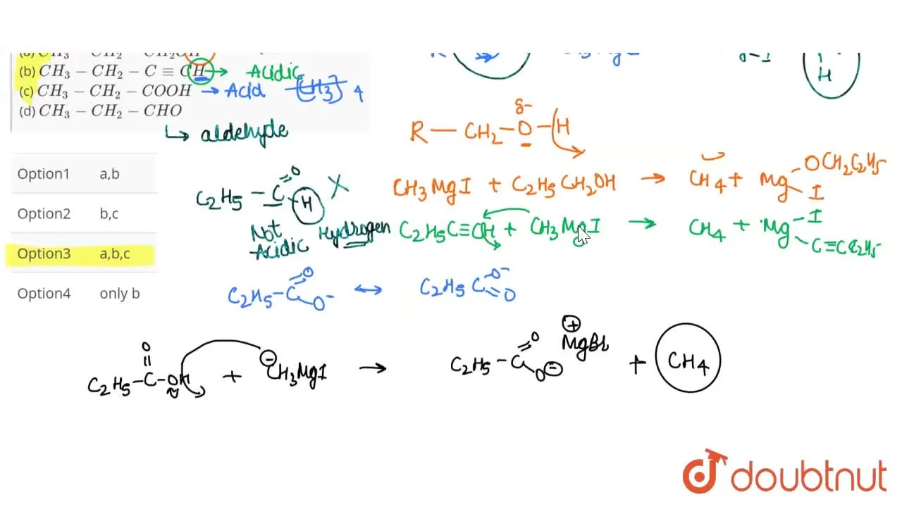 Which of the following compounds can liberate methane when treated wit
