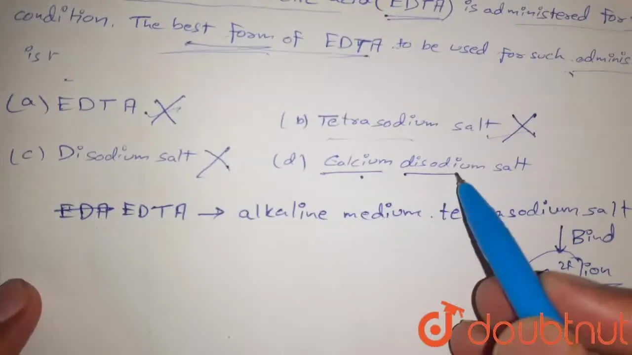 A person having osteoporosis is suffering from lead poisoning. Ethylen