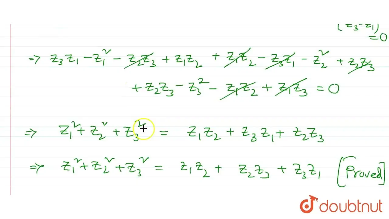 [Bengali] If the vertices of an equilateral triangle be represented by