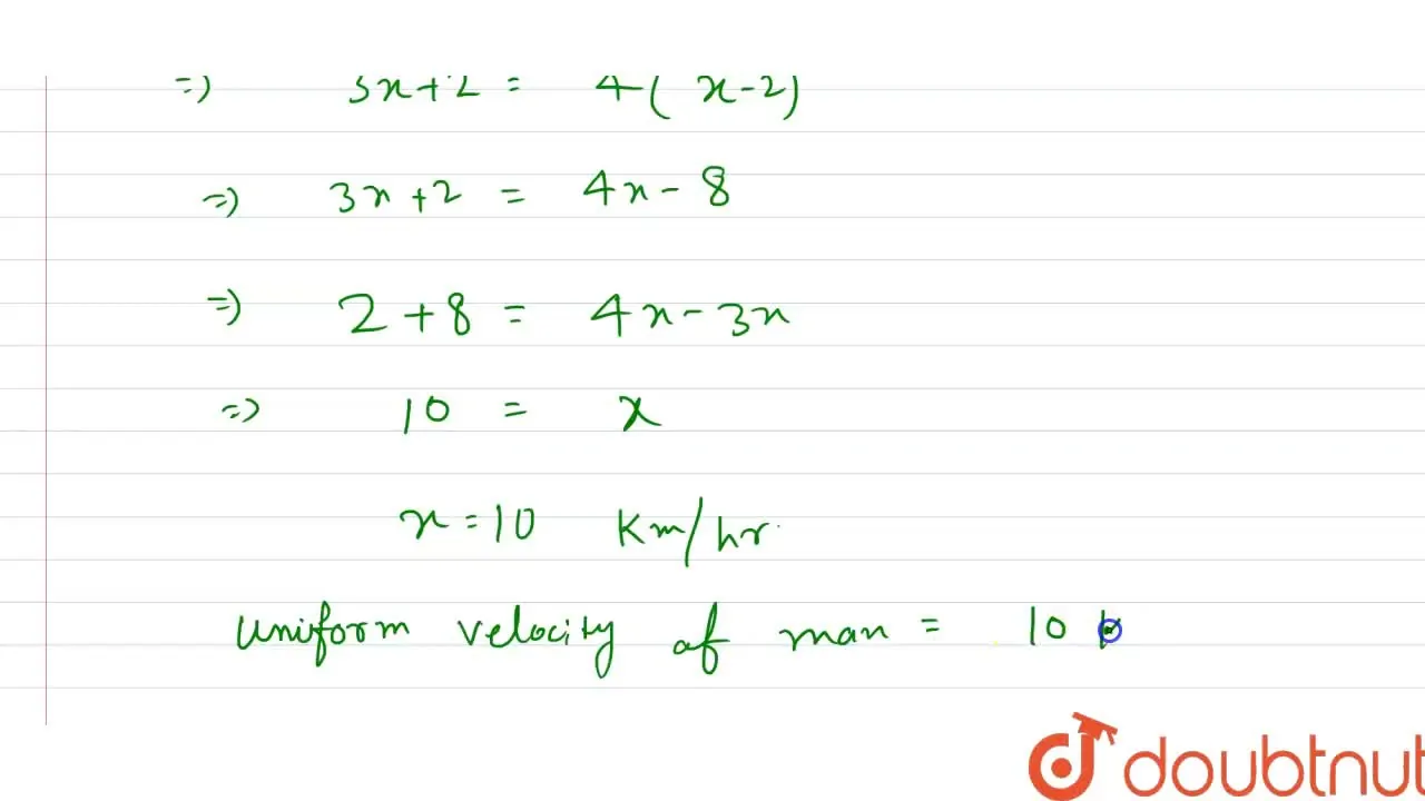 [Bengali] A man travels a distance in 3 hours with a uniform velocity