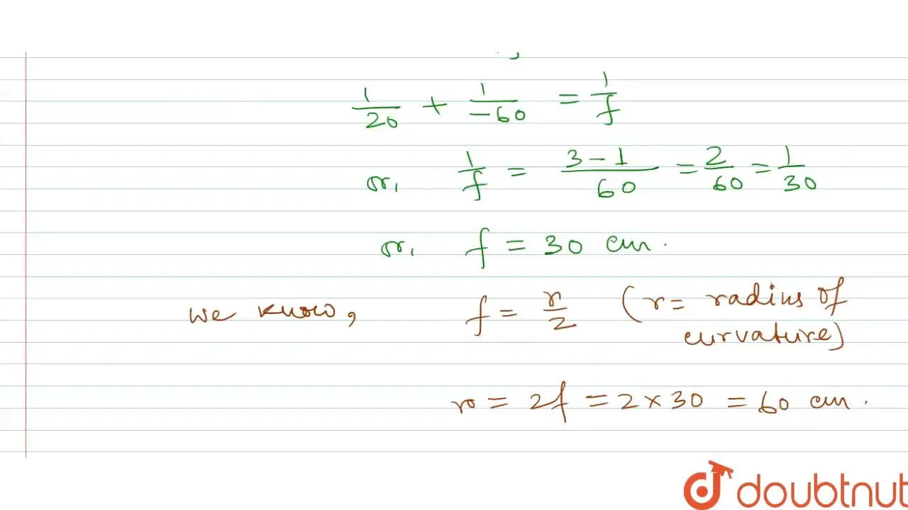 [Bengali] An object is placed 60 cm away from a convex mirror. The siz