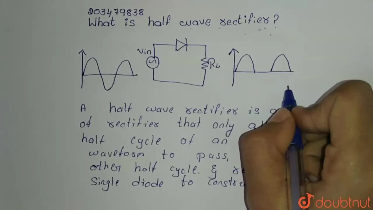 [Kannada] What is halfwave rectifier?