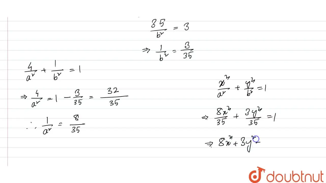 [Bengali] Taking major and minor axes as x and y axes respectively
