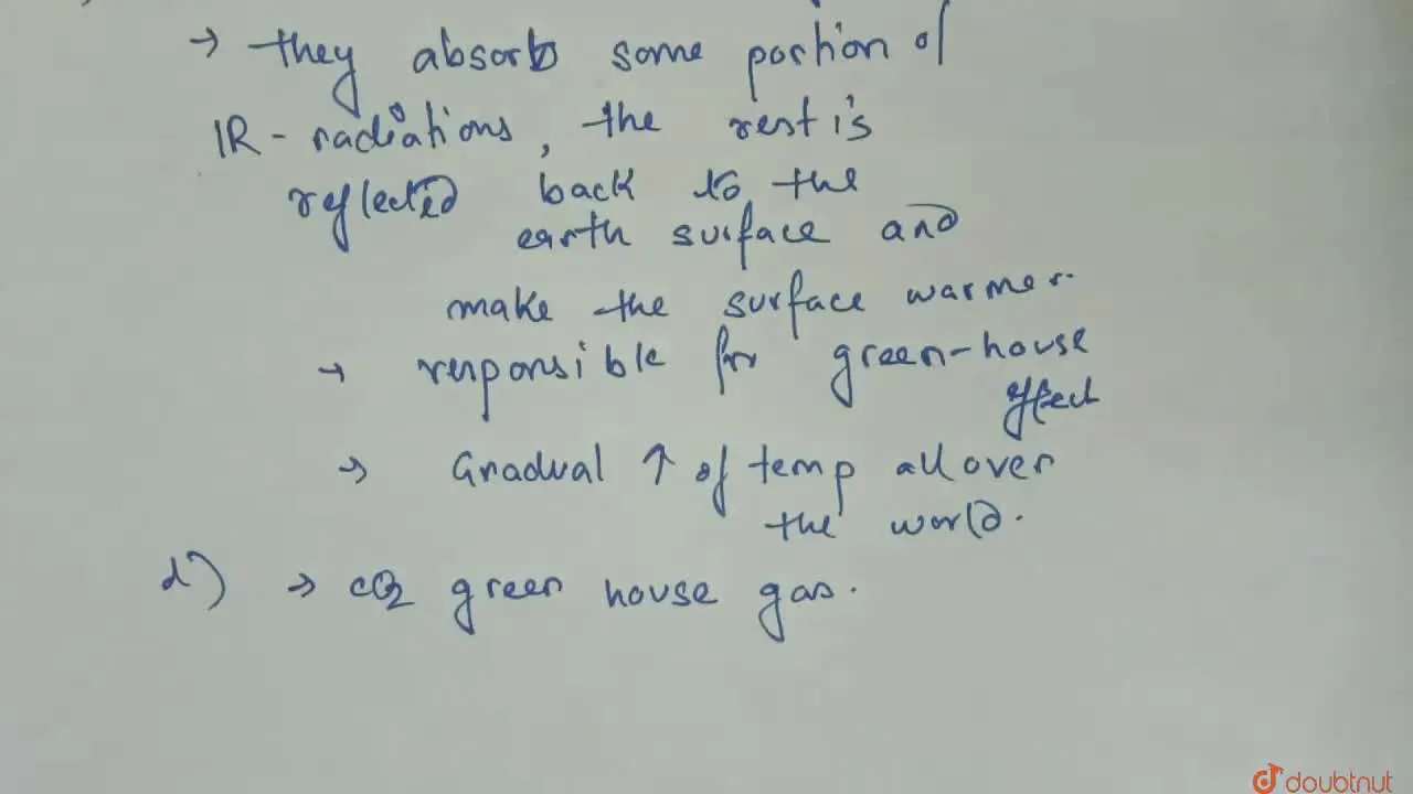 [Bengali] ozone gas is responsible for greenhouse effect