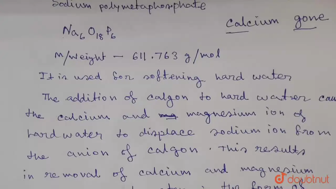 [Bengali] What is calgon?