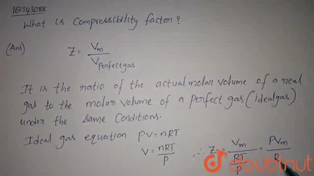 Telugu] What is compressiblity factor?