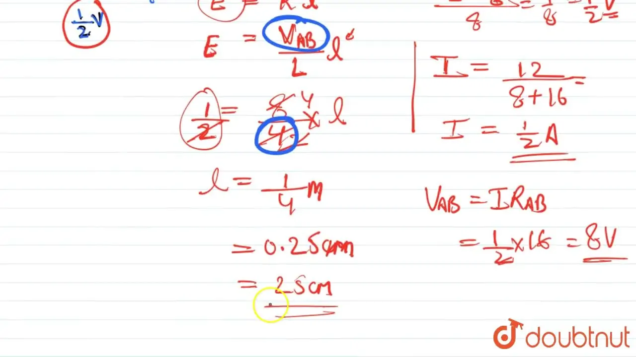 A battery of emf E(0) = 12 V is connected across a 4 m long uniform wi