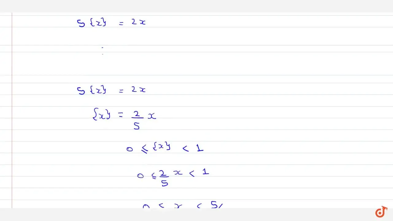 Approach To Solve Greatest Integer Function Of X And Fractional Part O 0243