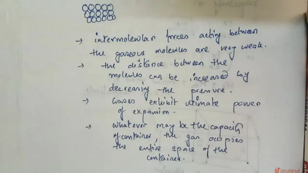 [Bengali] Expansibility of a gas is much greater than that of a liquid