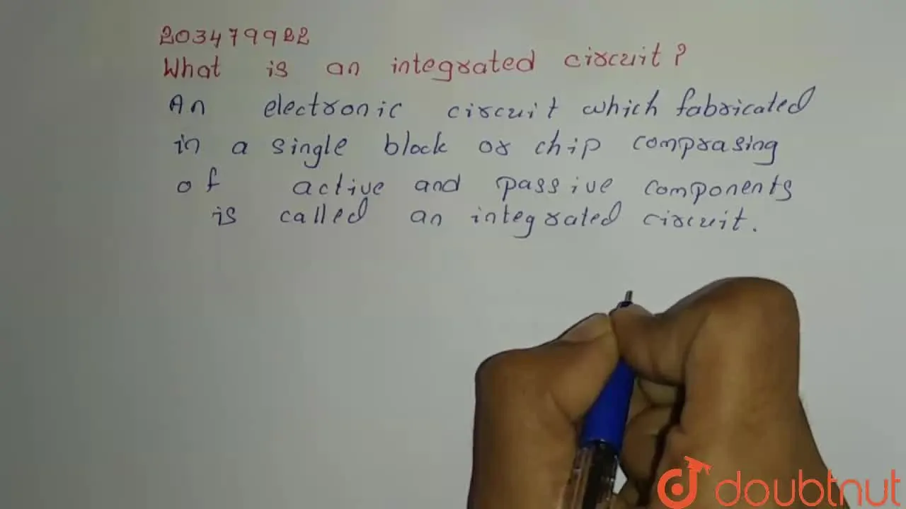 [Kannada] What is an integrated circuit?