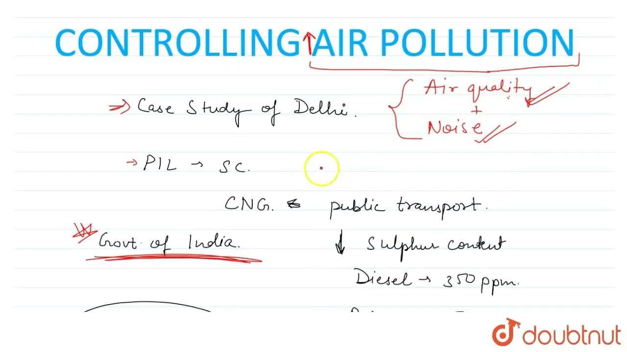 controlling vehicular air pollution a case study of delhi