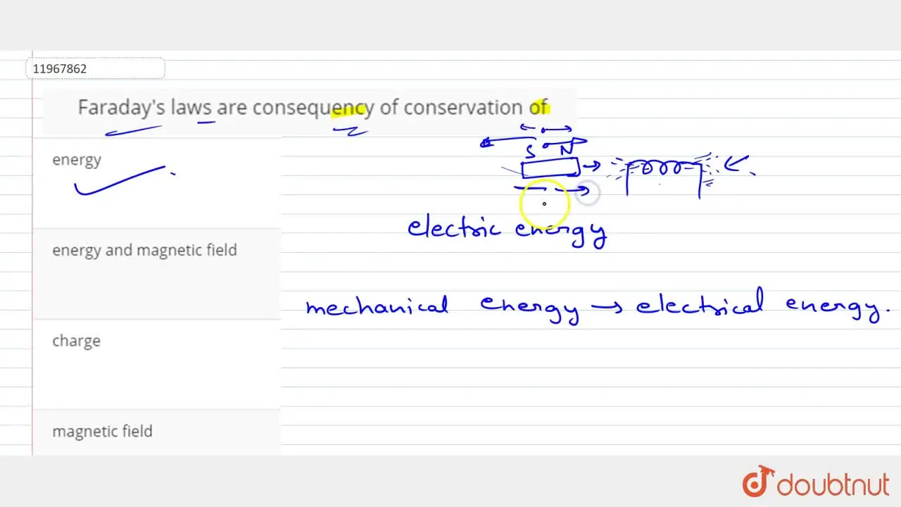 Lenz's law is consequence of the law of conservation of