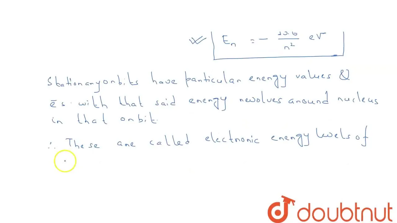 [Bengali] What do you mean by energy levels of a hydrogen atom